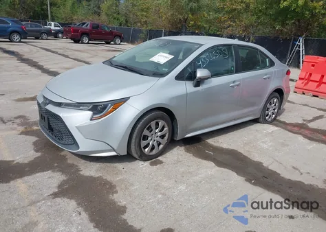 2021 Toyota Corolla Le из США, поврежденный, VIN 5YFEPMAE8MP223336